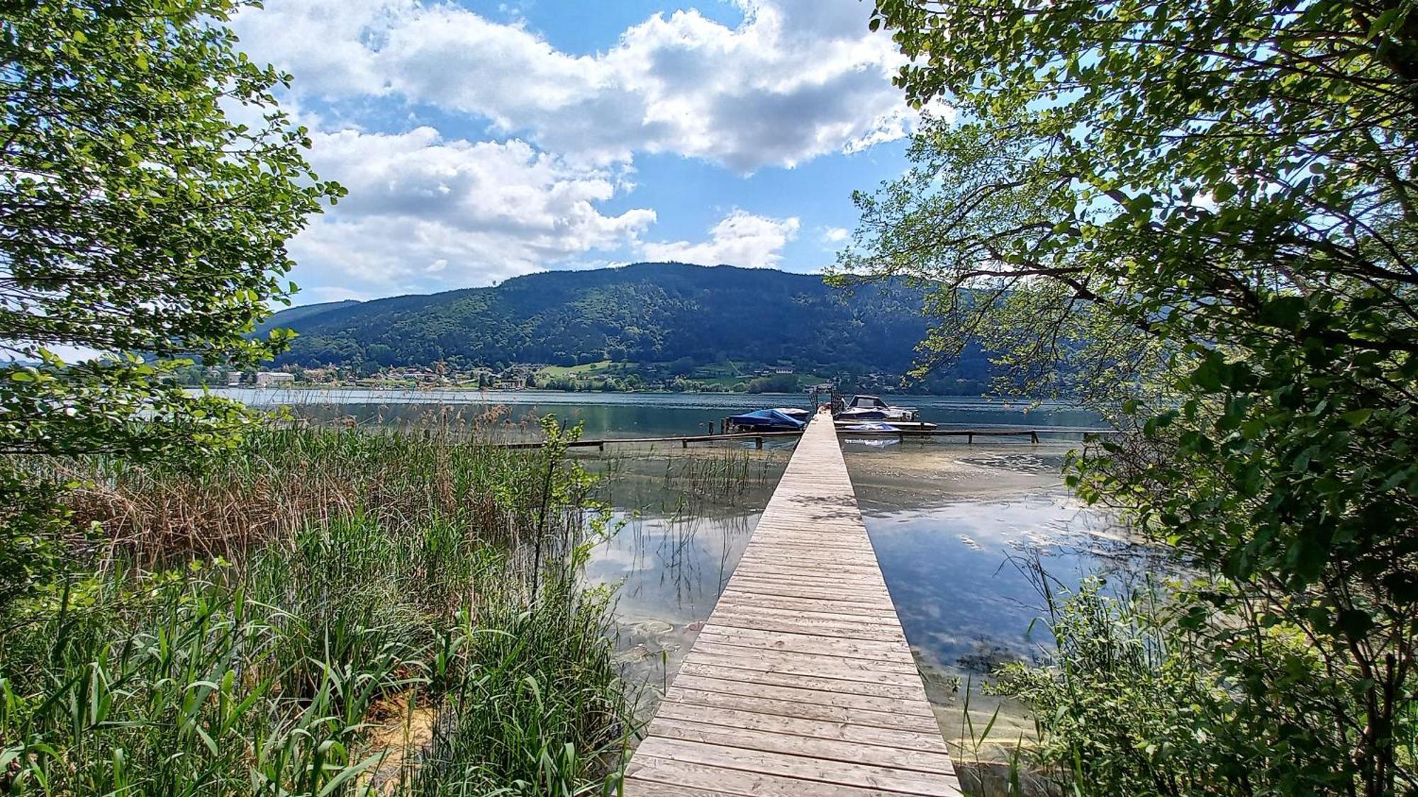 Kaspar Haus Kmb Seeblick Appartement Am Ossiacher See Mit Direktem Seezugang, Hallenbad 보덴스도르프 외부 사진