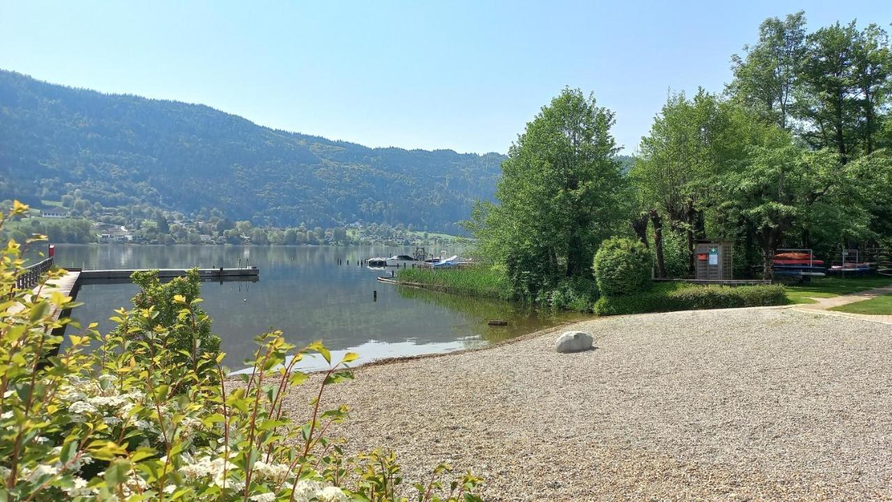 Kaspar Haus Kmb Seeblick Appartement Am Ossiacher See Mit Direktem Seezugang, Hallenbad 보덴스도르프 외부 사진